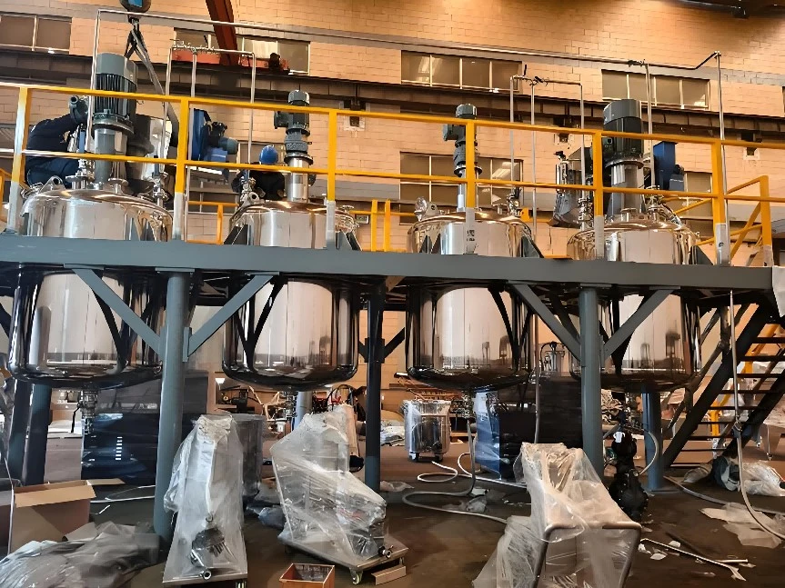 Ptfe Lined Chemical Liquid Agitation Tank