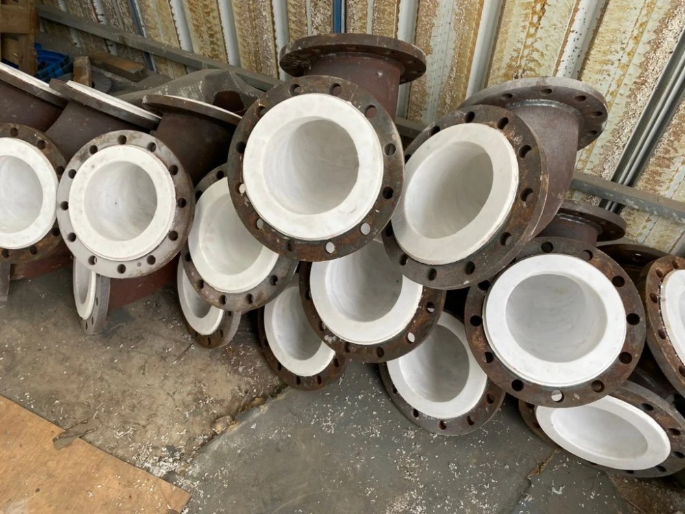 Ptfe Lined Chemical Medium Transfer Elbow