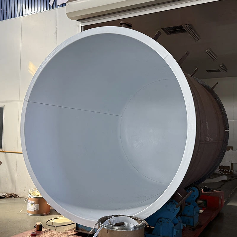 Reaktor z wykładziną PTFE do mediów kwaśnych